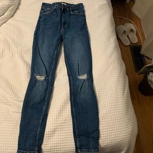 Dark blue skinny jeans